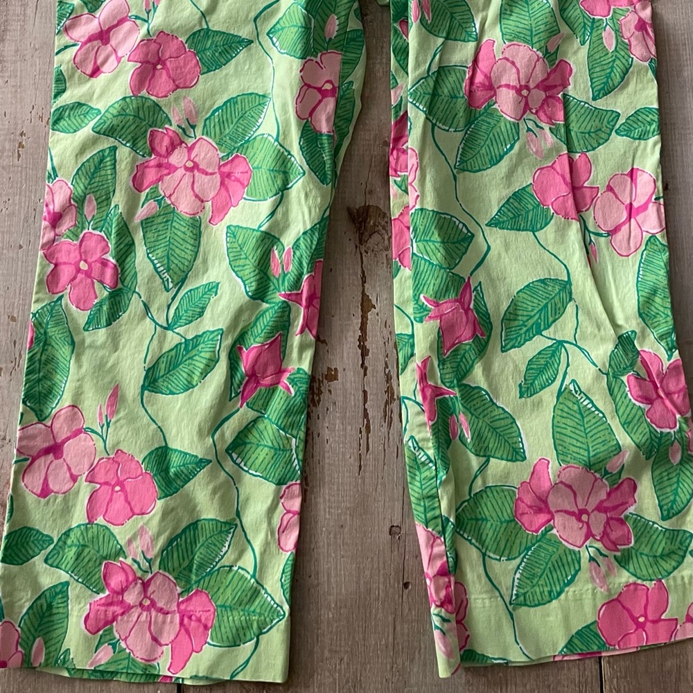 Lilly Pulitzer cropped pants - white label - size 10 - Picture 3 of 4